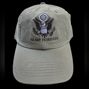 Camp Forrest WWII Military Base – Green Embroidered Cap/Hat